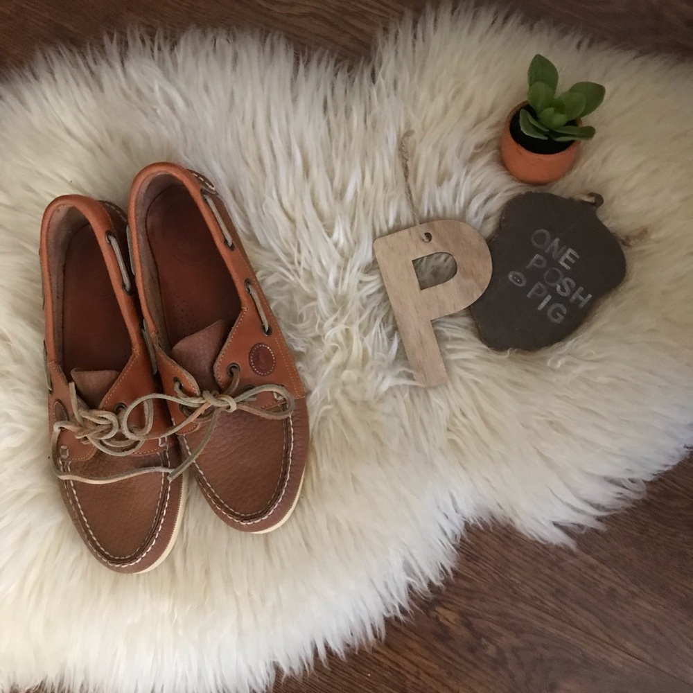 Vintage Dooney & Bourke Leather Boat Shoes